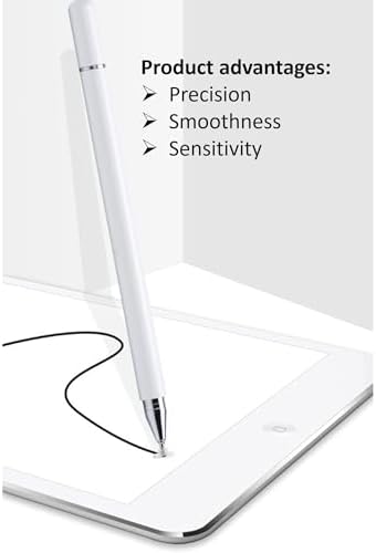 Fllynewrite capacitive pencil highlighting the clear precision disc tip option.