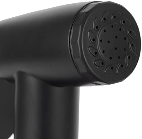 Complete bidet sprayer set components displayed together