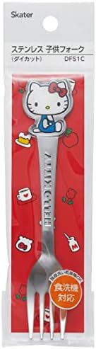 Stainless steel kids fork with Sanrio character mascot