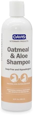Davis oatmeal and aloe dog and cat shampoo 12 ounce packaging