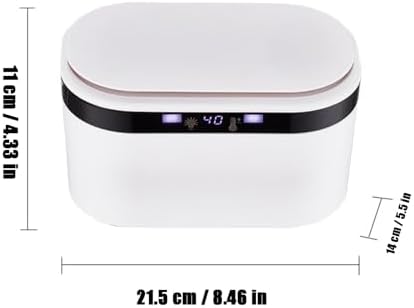 PandaEar wipe warmer with soft night light activated in dark nursery