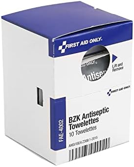 First Aid Only SmartCompliance refill box of 10 antiseptic wipes