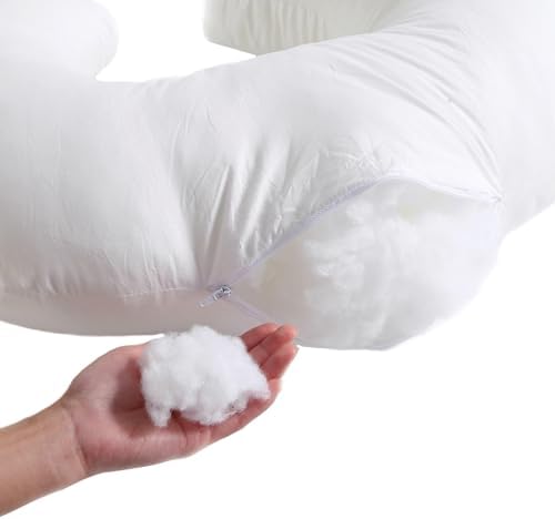 Nivava Baby nursing pillow with removable cover isolated on white background