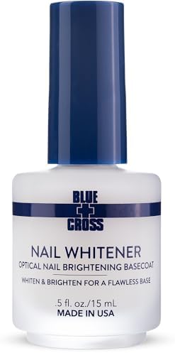 Blue Cross optical nail brightening concealer polish packaging showing formula clarity