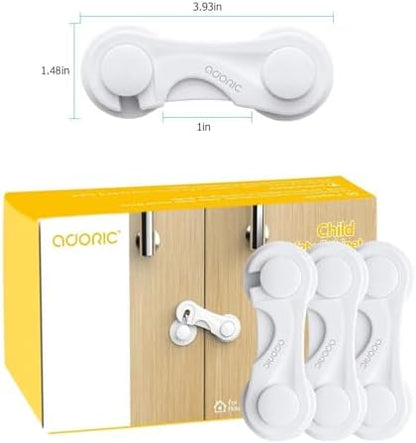 Adoric child safety cabinet locks white color variant