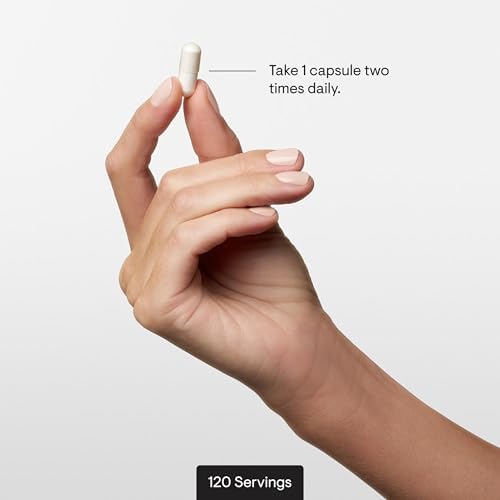 Side view of Thorne Calcium supplement 120 capsules bottle