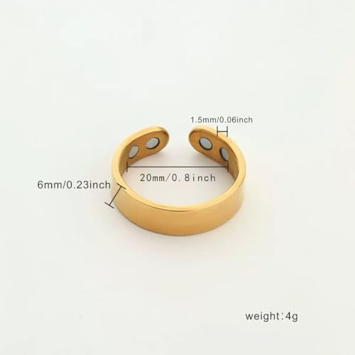 Stainless steel magnetic migraine ring packaging