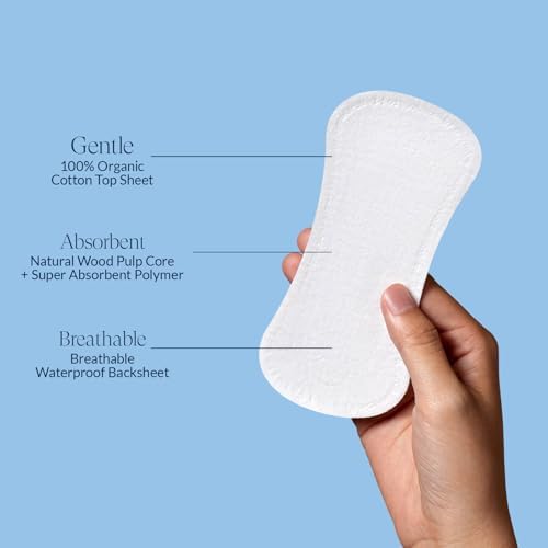 Imported RPE Life feminine hygiene liners showing ultra thin profile for comfort