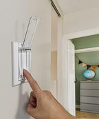 Transparent light switch guard preventing accidental toggling