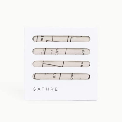 Gathre portable baby changing mat inside a stylish diaper bag