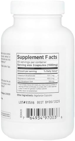 Pure Planet Sports Salts electrolyte capsules side label details with Pink Himalayan salt ingredients.