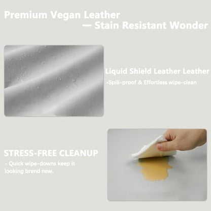 Navari thick non slip changing pad cover being wiped clean with a cloth