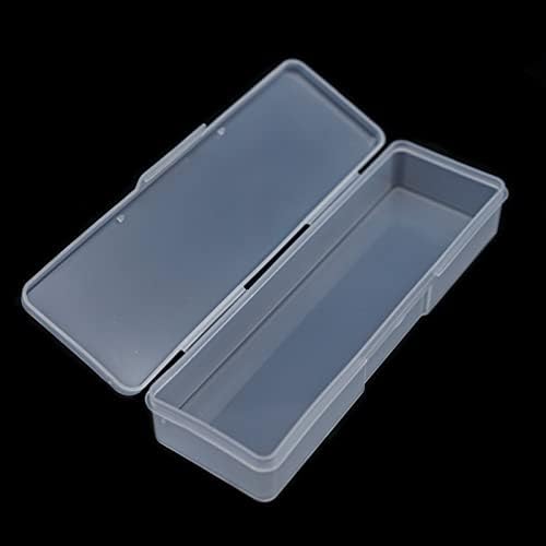 Eight pieces clear box for nail tool organized neatly side by side