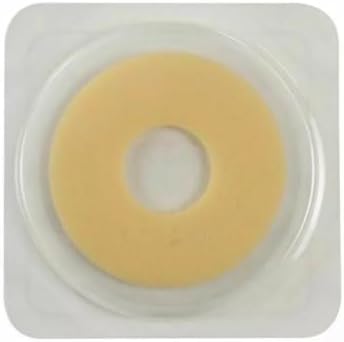 Close up of 48mm moldable hydrocolloid ostomy barrier ring for leak prevention