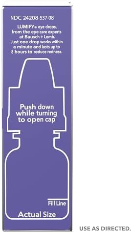 LUMIFY 6 pack bundle of 2.5ml bottles imported from USA