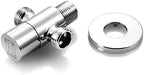 Included flexible hose and wall mount bracket set for bathroom installation