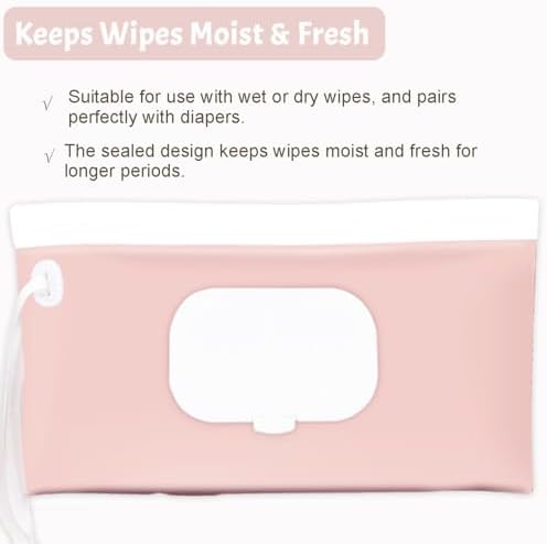 Eoscasely portable wipes case showing flip top lid functionality