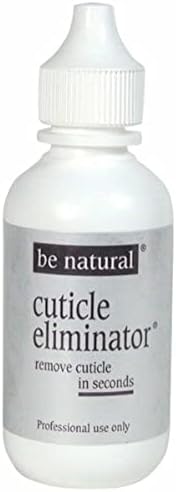 ProLinc Be Natural Cuticle Eliminator liquid bottle for salon quality nail grooming.