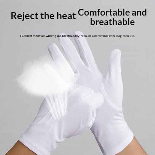 Coyaho 3 pairs pack of cotton gloves for overnight hand hydration.