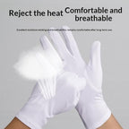 Coyaho 3 pairs pack of cotton gloves for overnight hand hydration.