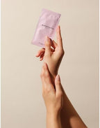 Back of Antevorta wipes box showing natural botanical ingredients and usage instructions.