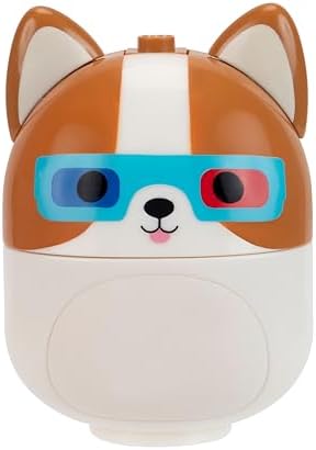 Side view of the one hundred twenty eight piece toy building kit components