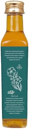 ADI unrefined liquid flax oil omega supplement packaging