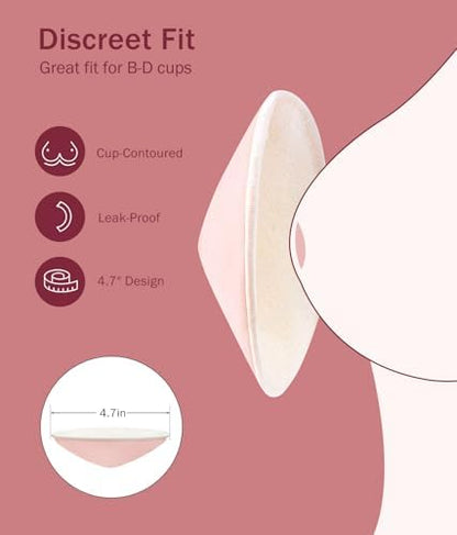 Close up view of HieoAnir washable breastfeeding pad texture