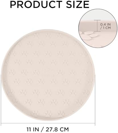 Comtim dog food mat dishwasher safe on rack