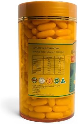 Costar Royal Jelly supplement bottle displaying ingredients list and nutritional facts