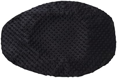 Queness Baby black changing table sheet showcasing the elasticized bottom band for a secure fit.