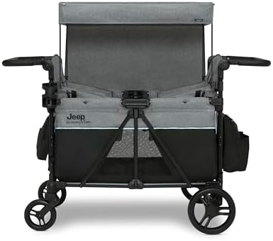 Folded Jeep Aries Stroller Wagon for storage