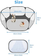 Amakunft small pet playpen shown in outdoor setting