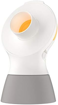 Disassembled view of Medela breast pump replacement connector parts showing easy cleaning design