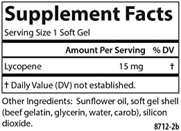 Carlson prostate health supplement bottle showing dosage and safety seals