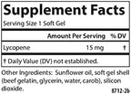 Carlson prostate health supplement bottle showing dosage and safety seals