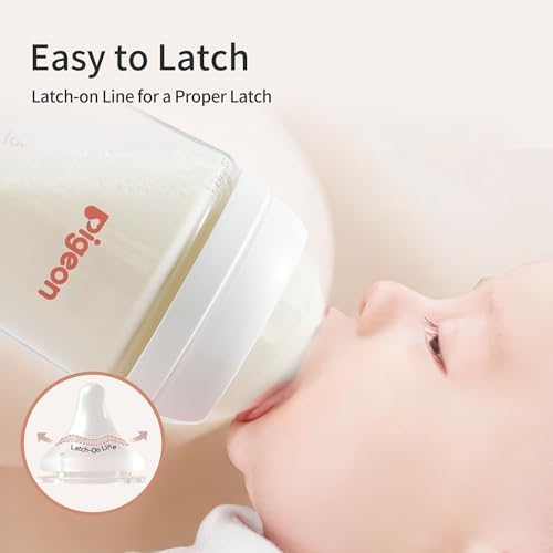 Pigeon bottle nipples pack showing the built-in air ventilation system valve