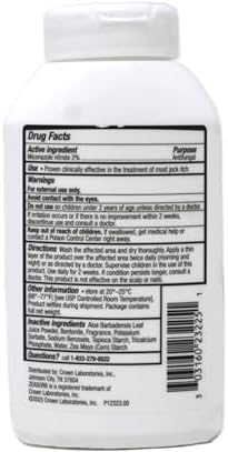 Zeasorb talc free starch free moisture absorbing dusting powder for sweat control