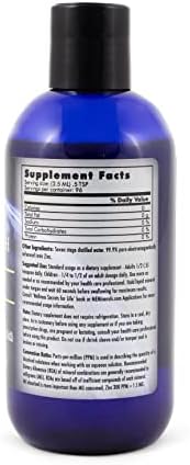Mother Earth Minerals Angstrom Zinc mineral supplement side label view