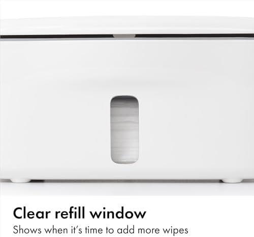 OXO Tot gray wipes dispenser clear indicator window