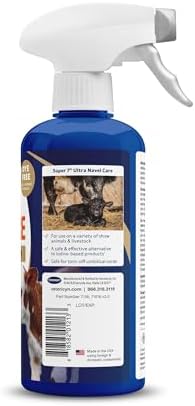 Vetericyn Super 7 Ultra Navel Care spray nozzle and packaging details