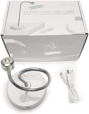 Allkem mini nail dryer in use for nail art and extensions