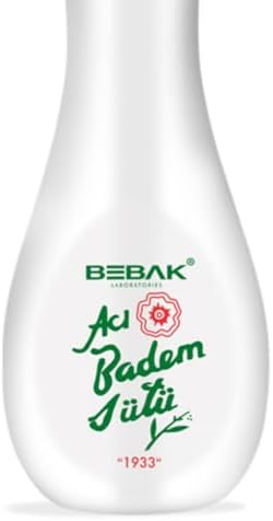 Bebak bitter almond cleansing milk 215 milliliters full bottle