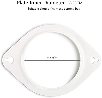 MUYU lightweight colostomy abdominal belly band laid flat showing the adjustable hook and loop closure