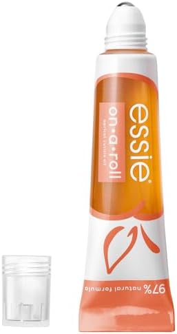 Close up of Essie On A Roll apricot oil applicator