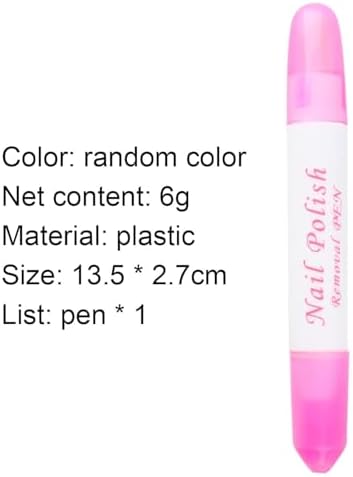 Jowxsx nail polish corrector pen with removable head