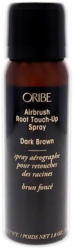 Oribe root touch up spray bottle showing dark brown color variant