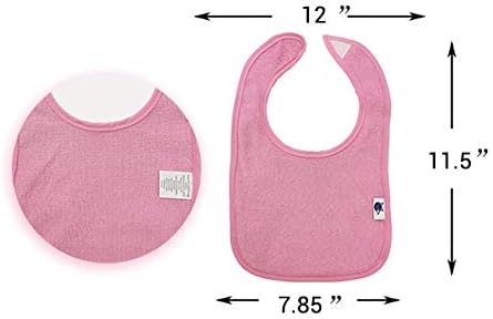 SPINFOX absorbent cotton baby bib package details ideal for newborn teething protection.