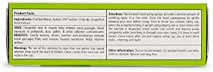 Xlear xylitol nasal spray bottle showing product details and directions.