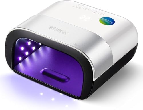 SUNUV SUN3 nail lamp with LCD display and timer buttons